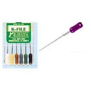 K-File 31 mm Size 130 Stainless Steel 0.02 6/Pk