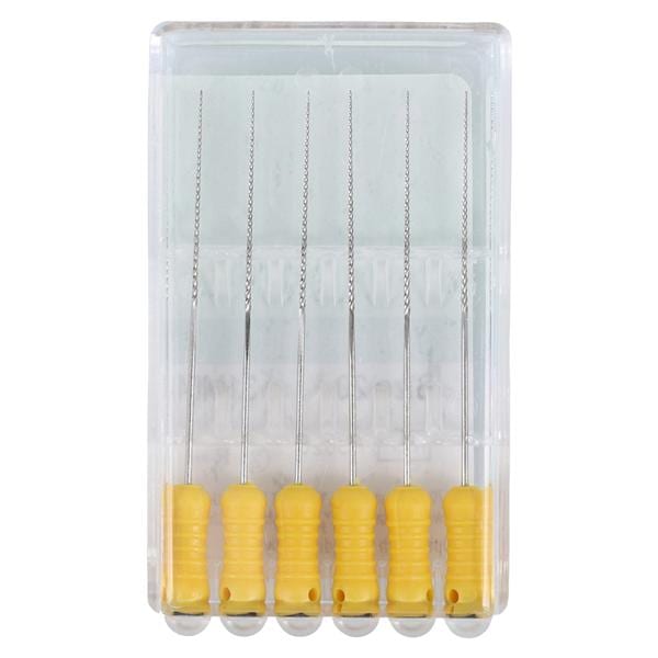 K-File 31 mm Size 20 Stainless Steel Yellow 6/Pk