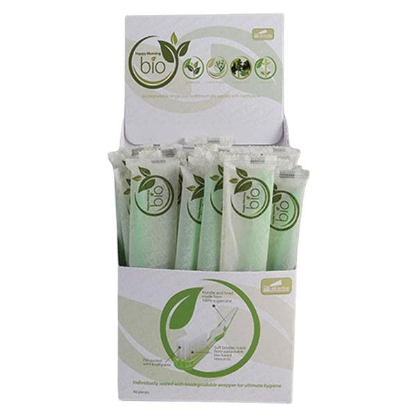 Happy Morning Bio Toothbrush Disposable Cool Mint 40/Bx