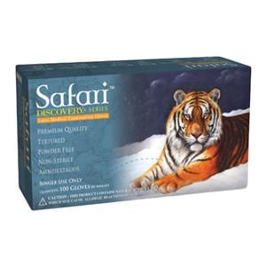 Safari Exam Gloves X-Small White Non-Sterile