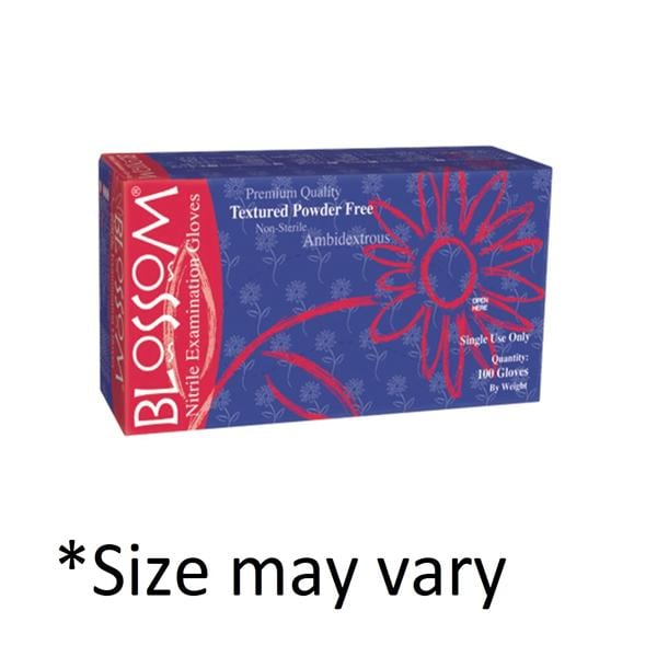 Blossom Nitrile Exam Gloves X-Small White Non-Sterile