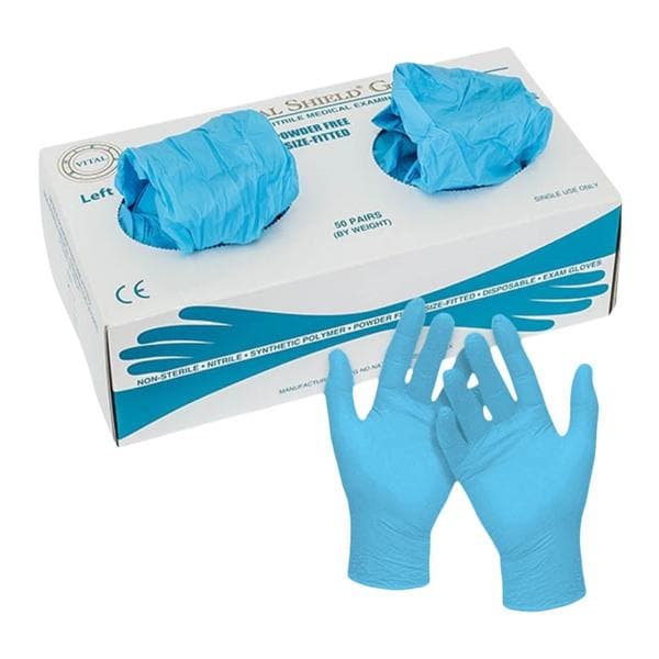 Vital Shield Gold Nitrile Exam Gloves Non-Sterile