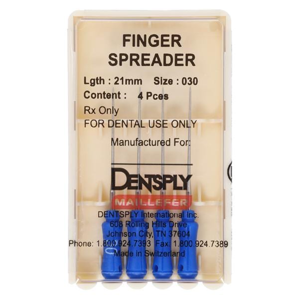 Finger Spreader 21 mm Size 30 Blue 4/Pk