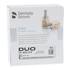 CELTRA Duo LT Milling Blocks C14 A3.5 For CEREC 4/Pk