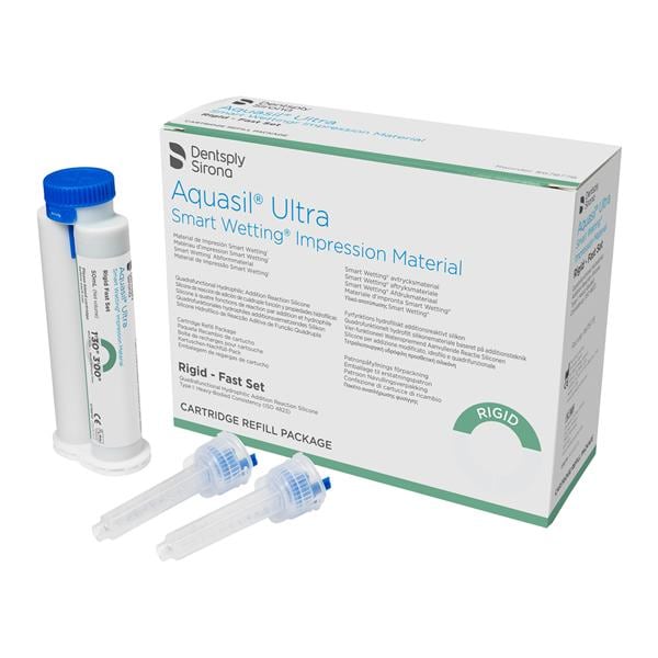 Aquasil Ultra Smart Wetting Impression Material Try Fst Set Rgd Mint Refill 4/Bx