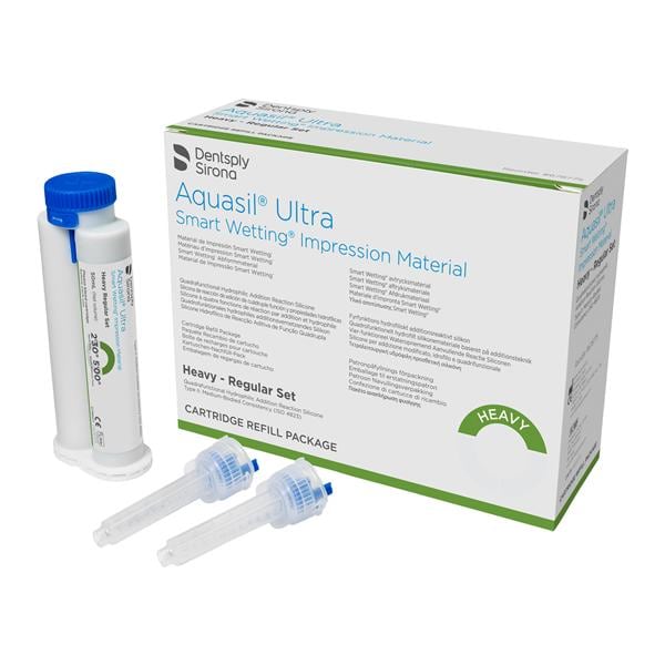 Aquasil Ultra Smart Wetting Impression Material Try Rglr St Hvy Bd Mint Rfl 4/Bx