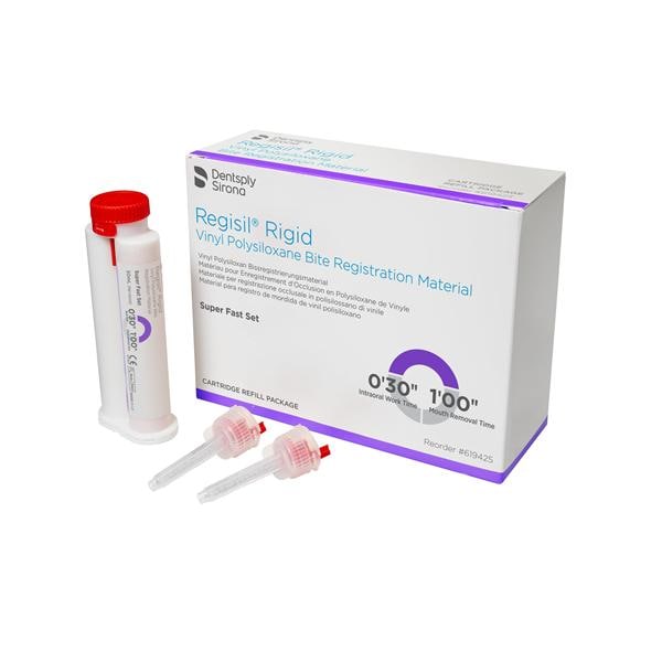 Regisil Rigid Bite Registration 50 mL Super Fast Set Crtrdg Rfl Pkg 4/Bx