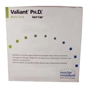 Valiant Ph.D SureCap Alloy Capsules Single Spill Regular Set 500/Bx