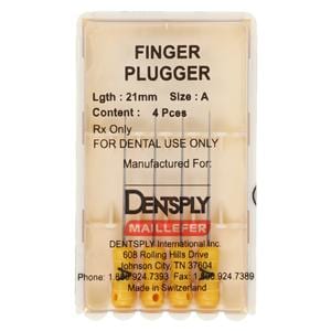 Finger Plugger 21 mm A Yellow Conical 4/Bx