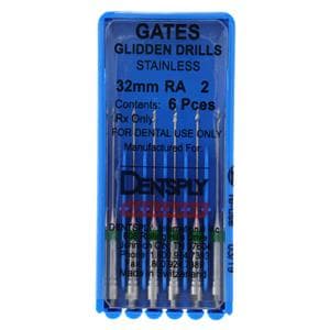 Gates Glidden Drill 32 mm Size 2 6/Pk