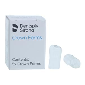 Strip Off Crown Form Size F5 Large Replacement Crowns Left / Right Bicuspid 5/Bx