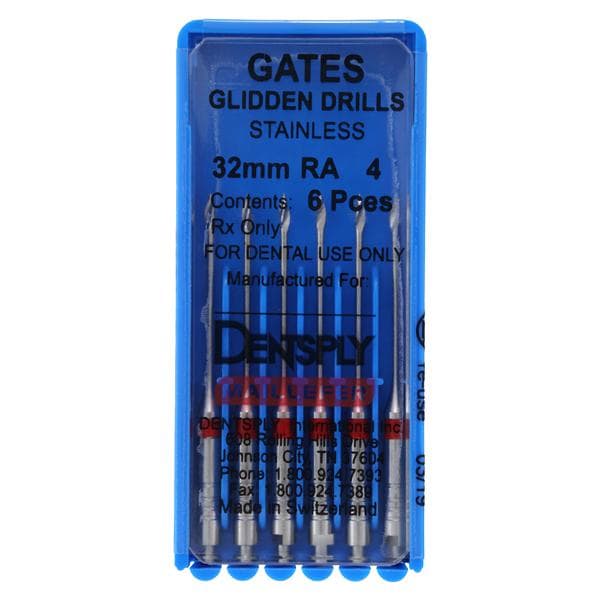 Gates Glidden Drill 32 mm Size 4 6/Pk