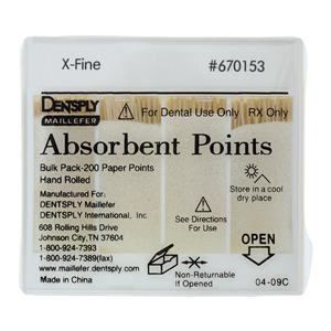 Absorbent Points X-Fine 200/Bx