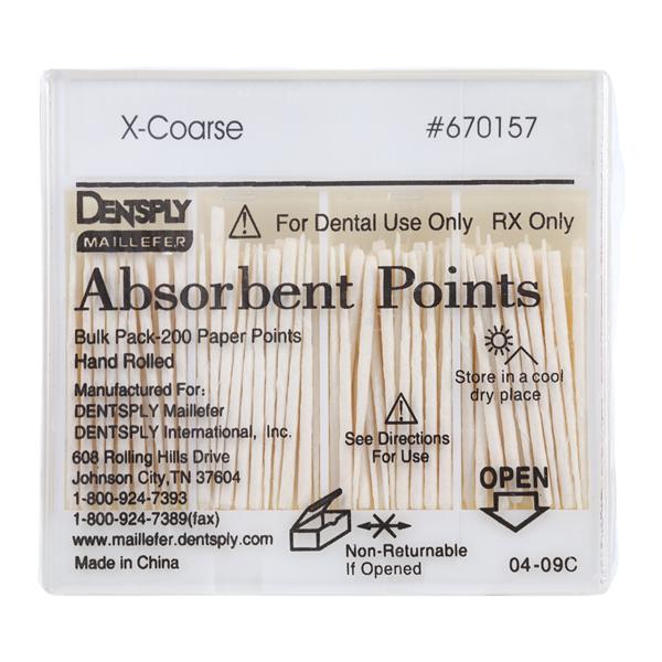 Absorbent Points X-Coarse 200/Bx