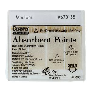 Absorbent Points Medium 200/Bx