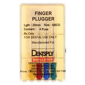 Finger Plugger 25 mm A-D Assorted Conical 4/Bx