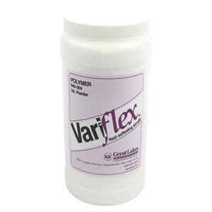 Variflex Denture Resin Acrylic Monomer Heat Cure Clear 1Lb/Bt