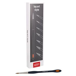 lay:art style Ceramist Brush Natural Bristle #4 Bold Ea