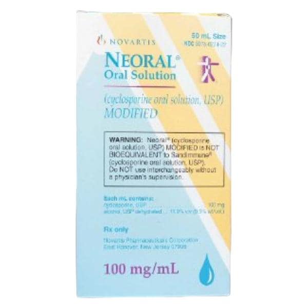 Neoral Oral Solution 100mg/mL Bottle