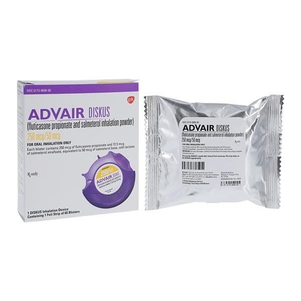 Advair Inhalation Powder 250/50mcg Inhaler 60 Dose Each