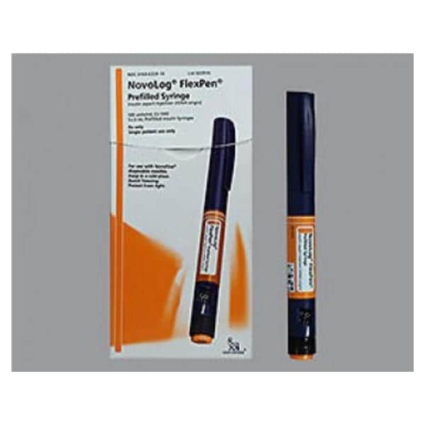 Novolog FlexPen Injection 100U/mL Prefilled Pen 3mL 5/Pk