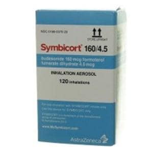 Symbicort Inhalation Aerosol 160/4.5mcg Inhaler 10.2gm Ea