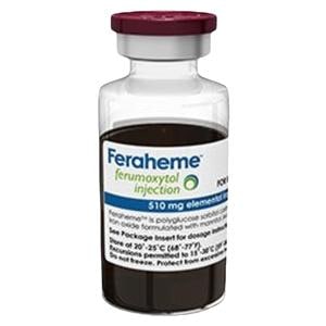 Feraheme Injection 30mg/mL SDV 17mL Ea