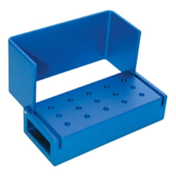 Bur Block Aluminum 15 Hole Blue EA