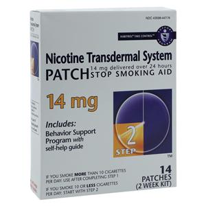 Nicotine TD Step 2 Patch 14mg 14/Bx