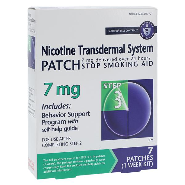 Nicotine TD Step 3 Patch 7mg 7/Bx