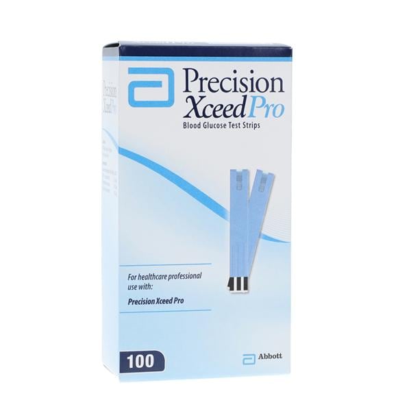 Xceed Pro Glucose Precision Test Strip CLIA Waived 100/Bx, 6 BX/CA