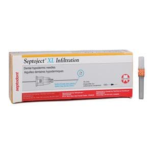 Septoject XL Needle Infiltration 25 Gauge X-Large Orange 100/Bx