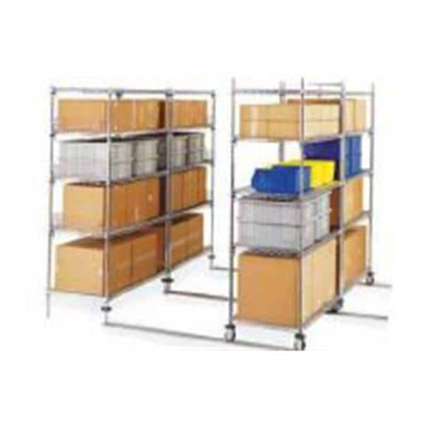 qwikTRAK Bottom Track For Shelving Unit 8' Ea