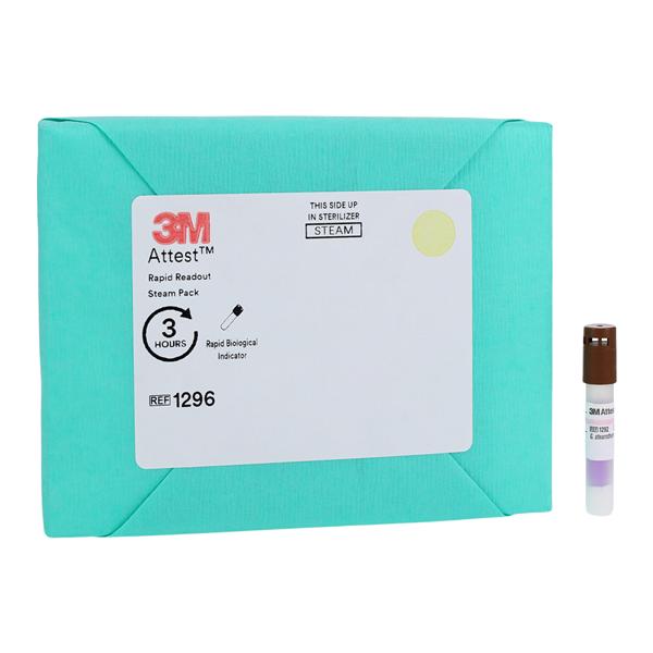 3M™ Attest Steam Biological Indicator Test Pack 25/Ca