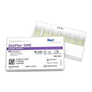 ZenFlex ONE Absorbent Points .06 White 100/Bx