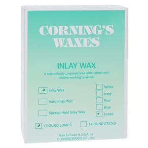 Inlay Wax Lump Green 1Lb