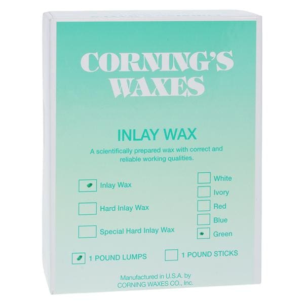 Inlay Wax Lump Green 1Lb