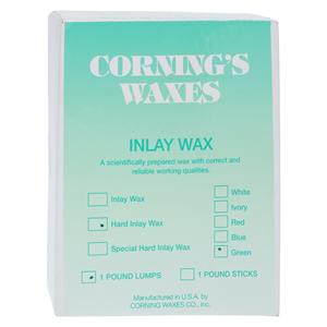 Inlay Wax Lump Green 1Lb