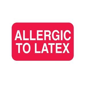 Chart Label Latex Allergy 250/Rl