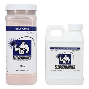 Sledgehammer Denture Resin Self Cure Original 1Lb/Pk