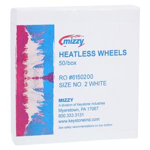 Mizzy Grinding Wheels Heatless White 50/Bx