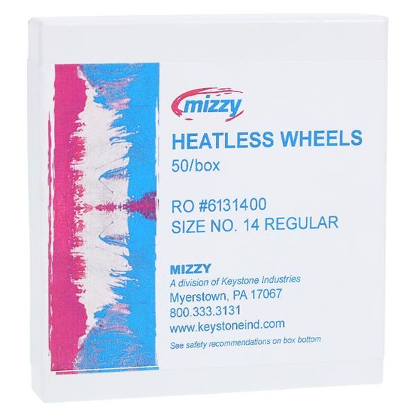 Mizzy Grinding Wheels Heatless Gray 50/Bx