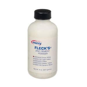 Flecks Powder Cement Golden Yellow Orthodontic Size 8oz/Bt