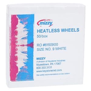 Mizzy Grinding Wheels Heatless White 50/Bx