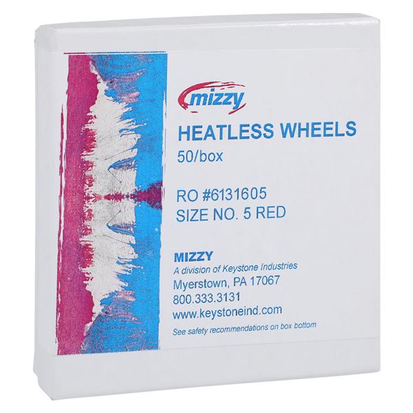 Mizzy Grinding Wheels Heatless Red 50/Bx