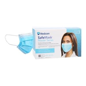 SafeMask Master Series Procedure Mask ASTM Level 3 Ocean Surf Adult 50/Bx