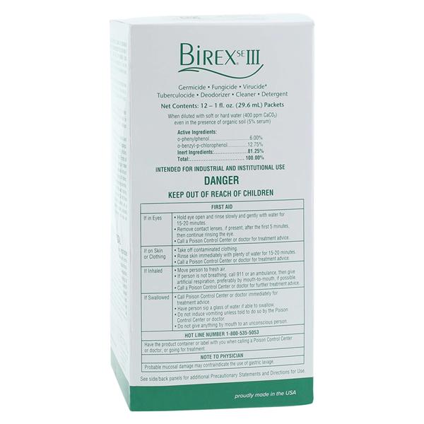 Birex SE III Solution Disinfectant Operatory Pack 1 oz 12/Pk