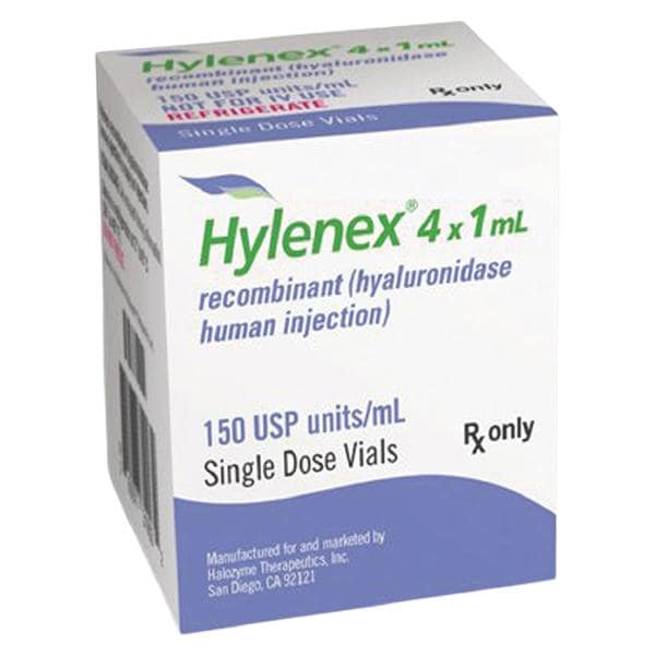 Hylenex Injection 150u/mL SDV 1mL 4/Package