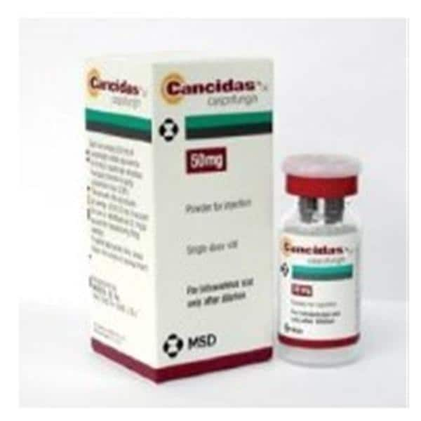 Cancidas Injection 50mg/vl Powder SDV 10mL/Vl