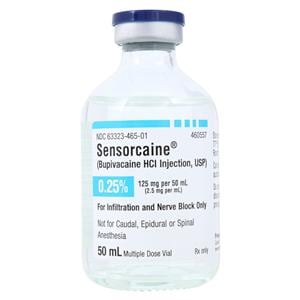 Sensorcaine Injection 0.25% MDV 50mL/Vl